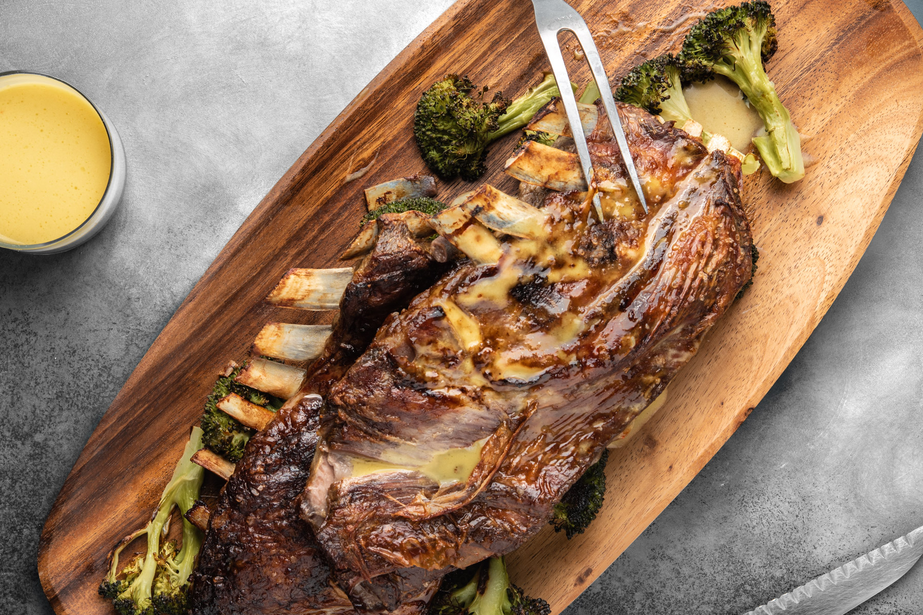 Lemon Roasted Lamb Ribs